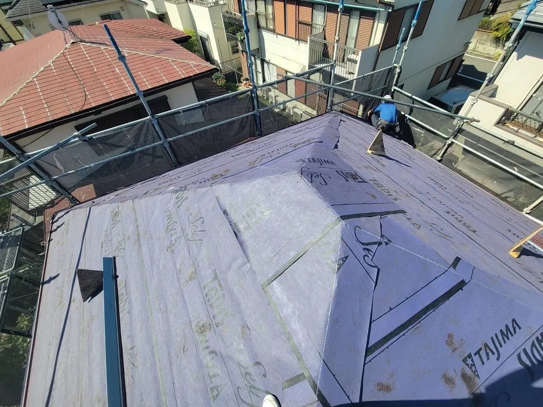 八王子市にて、外壁塗装・屋根カバー工事を行いました！